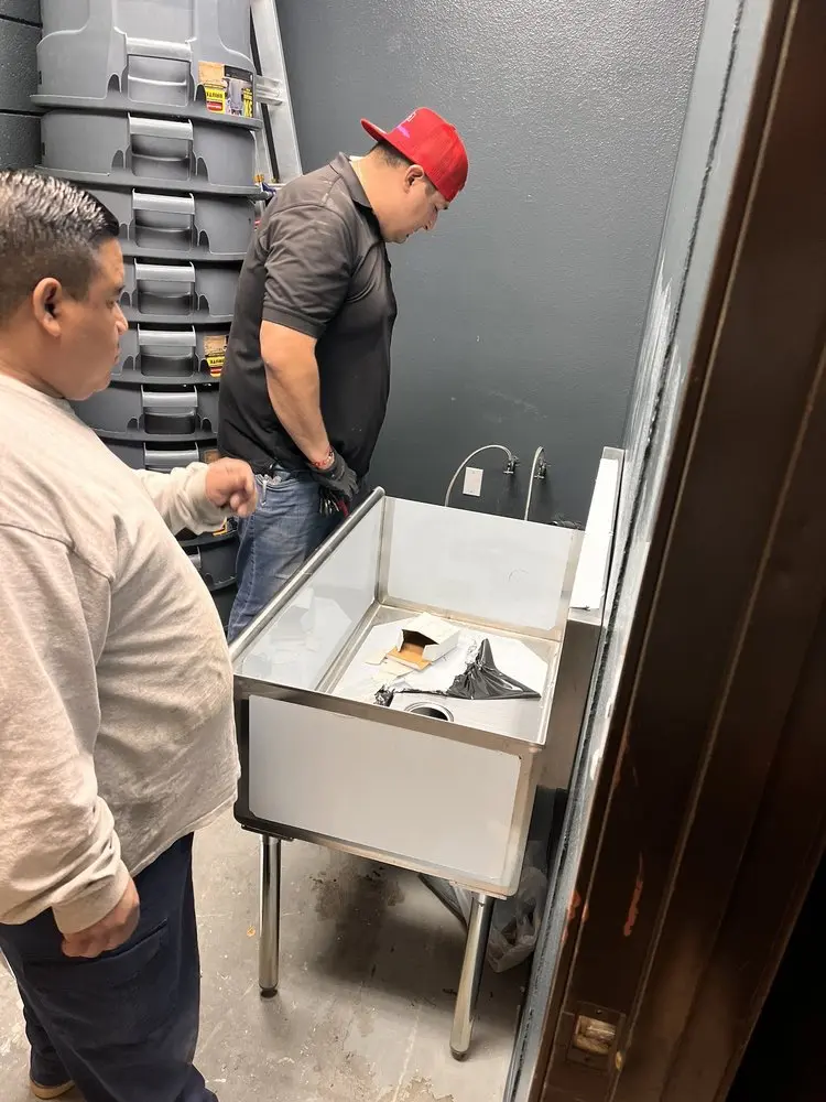 Commercial plumbing and sink installation in Hyannis