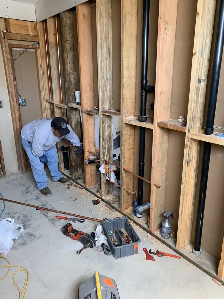 Commercial rough-in plumbing for Trenchless Sewer Repair in Hyannis
